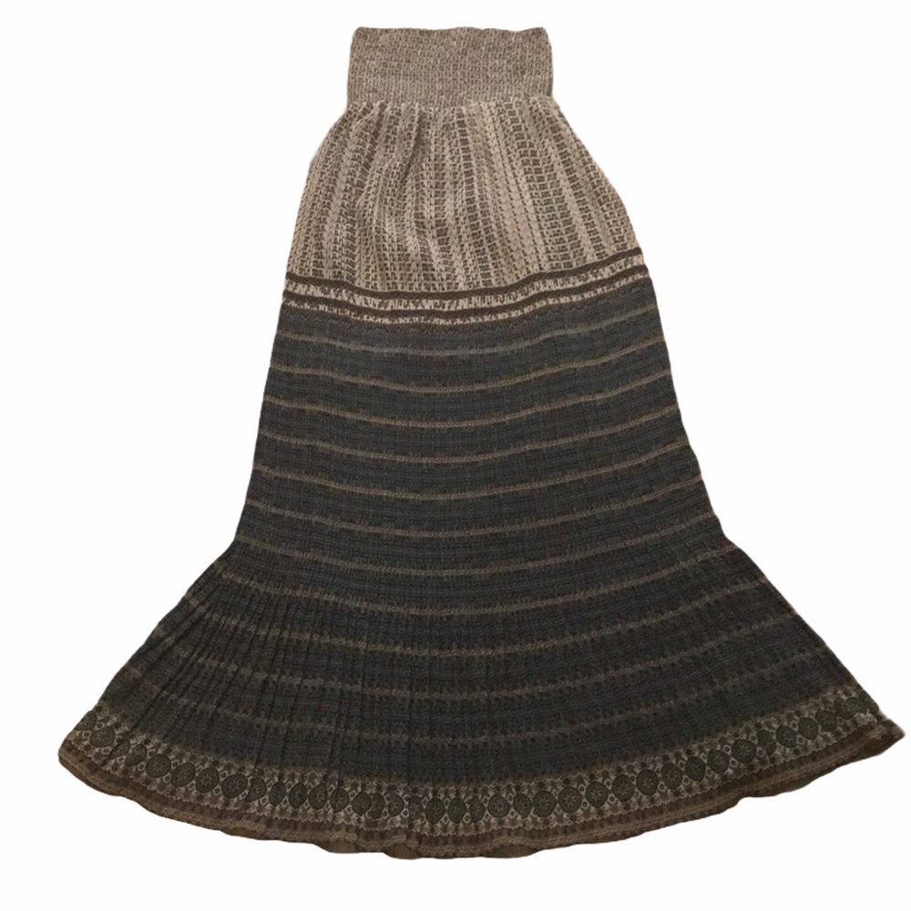 MM Couture Boho High waisted Maxi Skirt
